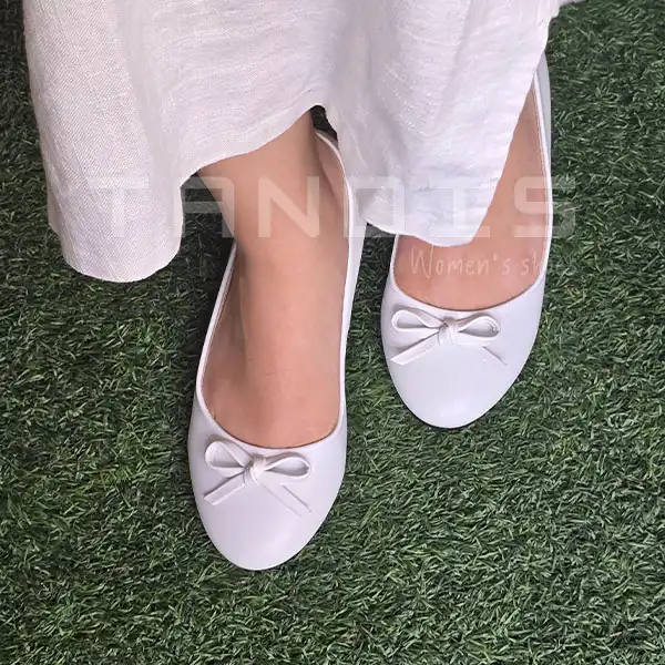 کالج زنانه تندیس مدل بهار رنگ سفید - تصویر 4